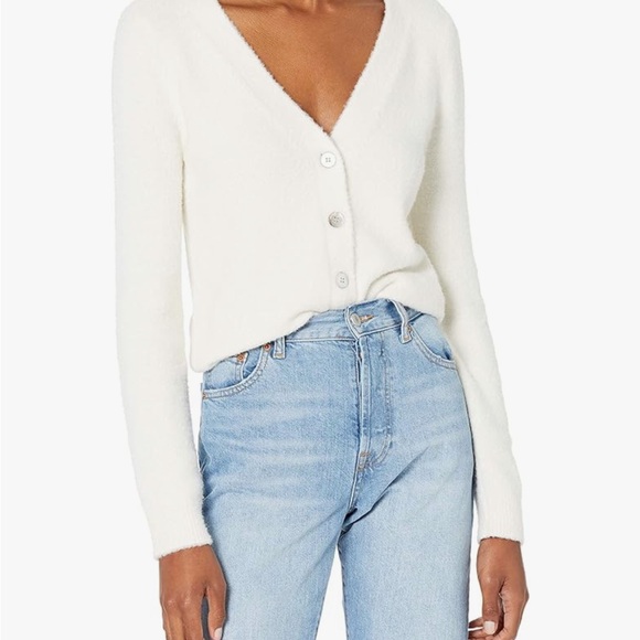 The Drop White Cardigan size small - Picture 2 of 4